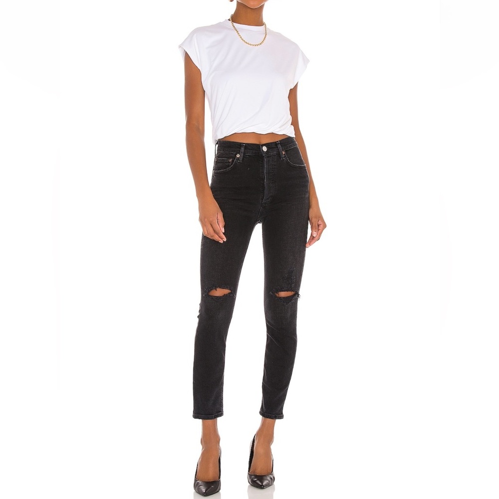 Nico High Rise Slim in Cassette AGOLDE